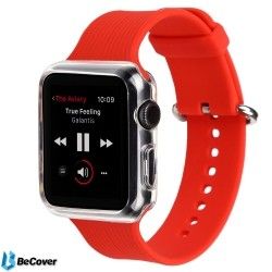 Ремешок JaLi i-Smile для Apple Watch Universal (42mm) IPH1446 (702417) Red Ремешок JaLi i-Smile для Apple Watch Universal (42mm) IPH1446 (702417) Red