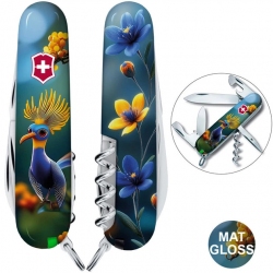 Складний ніж Victorinox SPARTAN DESIGN Райська синя пташка 1.3603.3.R2090pk
