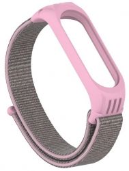 Ремінець TPU Nylon Xiaomi Mi Band 5 Pink
