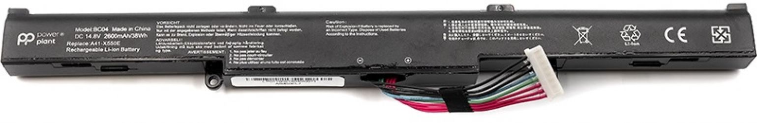 Аккумулятор PowerPlant для Asus X450 (AS450EL7, A41-X550E) (14.8 В/2600 мА·ч) (NB430413)