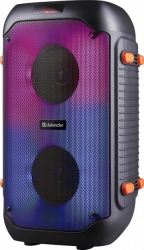Портативна колонка Defender Boomer 25 25W/RGB/BT/FM/USB/TF/AUX/MIC Black