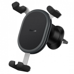 Автотримач Baseus Stable Gravitational Car Mount (Air Outlet version) (SUWX000001) Black Автотримач Baseus Stable Gravitational Car Mount (Air Outlet version) (SUWX000001) Black