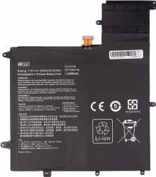Аккумулятор PowerPlant для Asus ZenBook Flip S UX370 (C21N1706) 7.6V 3000mAh (NB432332)