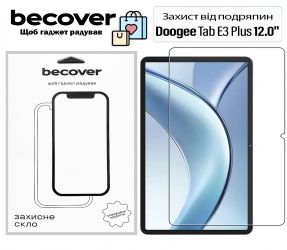 Защитное стекло Becover для Doogee Tab E3 Plus 12.0″ (713714)