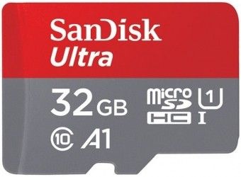 Карта памяти SanDisk Ultra A1 microSDHC UHS-I 32GB Class 10 + SD-adapter (SDSQUAR-032G-GN6MA) Карта памяти SanDisk Ultra A1 microSDHC UHS-I 32GB Class 10 + SD-adapter (SDSQUAR-032G-GN6MA)
