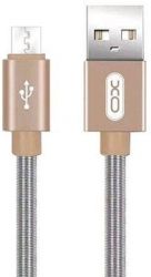 Кабель USB XO NB27 microUSB 1m 2.4A Gold