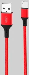 Кабель XO NB143 microUSB 1m 2.4A Red Кабель XO NB143 microUSB 1m 2.4A Red