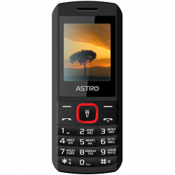 Мобильный телефон Astro A170 Black/Red Мобильный телефон Astro A170 Black/Red