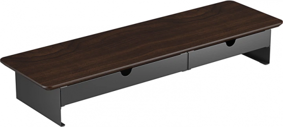 Столик для ноутбука/монітора Officepro MR145DW Dark Wood/Black