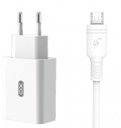 Сетевое зарядное устройство XO L36 1USB QC3.0 + microUSB cable White Сетевое зарядное устройство XO L36 1USB QC3.0 + microUSB cable White