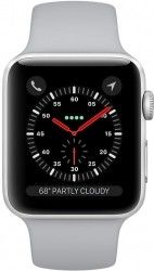 Смарт часы Apple Watch Series 3 GPS 38mm Silver Aluminium Case with Fog Sport Band (MQKU2FS/A) Смарт часы Apple Watch Series 3 GPS 38mm Silver Aluminium Case with Fog Sport Band (MQKU2FS/A)
