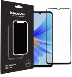 Захисне скло BeCover для Oppo A17/A17k 4G (709774) Black