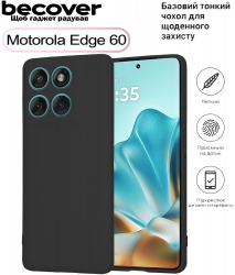 Силиконовый чехол BeCover для Motorola Edge 60 (713770) Black