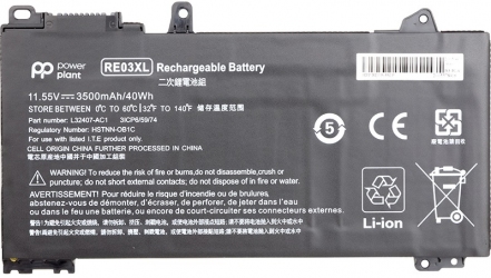 Аккумулятор PowerPlant для ноутбуков HP ProBook 440 G6 (RE03XL, HSTNN-0B1C) (NB461509)