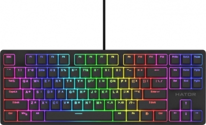 Клавиатура проводная Hator Rockfall 2 Optica Black TKL  (HTK-730) Black Клавиатура проводная Hator Rockfall 2 Optica Black TKL  (HTK-730) Black