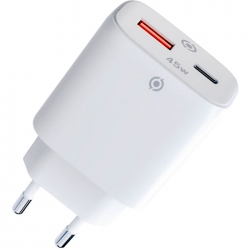 Мережевий зарядний пристрій Piko TC-PD452 USB Type-A QC3.0 USB Type-C PD3.0 45 Вт GaN (1283126597787) White Мережевий зарядний пристрій Piko TC-PD452 USB Type-A QC3.0 USB Type-C PD3.0 45 Вт GaN (1283126597787) White