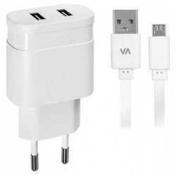 Сетевое зарядное устройство RivaCase VA4122 WD1 White Сетевое зарядное устройство RivaCase VA4122 WD1 White
