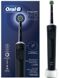 Электрическая зубная щетка Braun Oral-B Vitality D103 Pro Protect X Clean CrossAction (D103.413.3) Black  Электрическая зубная щетка Braun Oral-B Vitality D103 Pro Protect X Clean CrossAction (D103.413.3) Black
