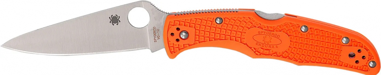 Ніж Spyderco Endura 4 Lightweight Flat Ground Orange