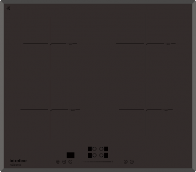 Варочная поверхность индукционная INTERLINE HIV 767 SIT BA Pure Black Варочная поверхность индукционная INTERLINE HIV 767 SIT BA Pure Black