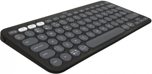 Клавіатура бездротова Logitech Pebble Keys 2 K380s Bluetooth UA Tonal (920-011851) Graphite 