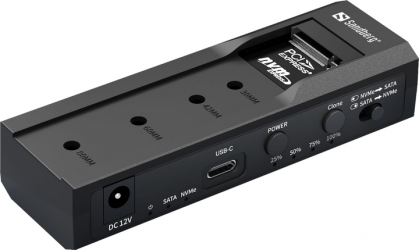Док-станція Sandberg USB-C 3.2 - SSD M.2 NVME/SATA (SAND_136-49) Док-станція Sandberg USB-C 3.2 - SSD M.2 NVME/SATA (SAND_136-49)