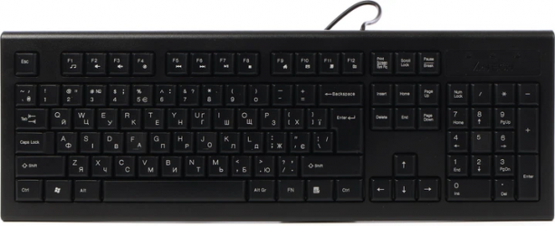 Клавиатура проводная A4Tech KR-85 USB Black