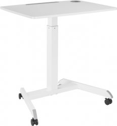 Приставной мобильный столик с регулировкой высоты Officepro ODM380W White