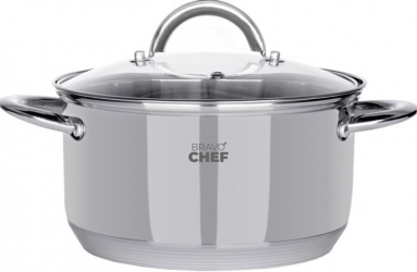 Каструля Bravo Chef 22 см 4.35 л з кришкою (BC-2001-22)