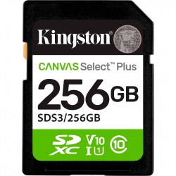 Карта памяти Kingston Canvas Select Plus SDXC 256GB UHS-I U1 V10 (SDS3/256GB)