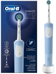 Электрическая зубная щетка Braun Oral-B Vitality D103 Pro Protect X Clean CrossAction (D103.413.3) Vapor Blue Электрическая зубная щетка Braun Oral-B Vitality D103 Pro Protect X Clean CrossAction (D103.413.3) Vapor Blue