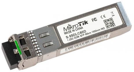 Трансивер MikroTik S-55DLC80D Трансивер MikroTik S-55DLC80D