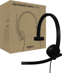 Навушники Logitech H570e Corded Mono USB-A Headset (Teams version) (981-001426) Black 