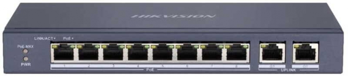 Комутатор Hikvision DS-3E0310P-E/M(B) PoE