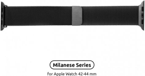 Ремешок ArmorStandart Milanese Loop Band для Apple Watch All Series 42-44 mm (ARM54391) Grey