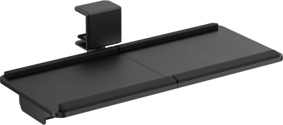 Регульована полиця для клавіатури OfficePro з ящиком для зберігання (KT163B) Black 