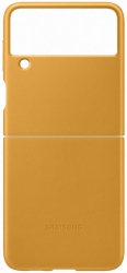 Чохол Leather Cover для Samsung Galaxy Flip3 (EF-VF711LYEGRUЗ) Mustard Чохол Leather Cover для Samsung Galaxy Flip3 (EF-VF711LYEGRUЗ) Mustard