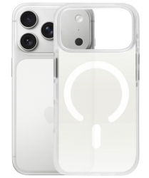 Панель BeCover FIBRA Shock-Proof case with MagSafe для Apple iPhone 17 Pro Max (715475) White