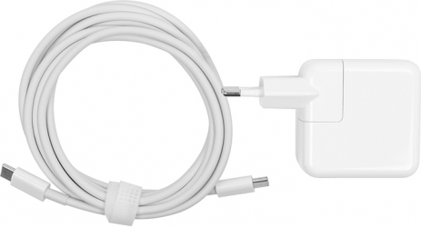 Блок питания PowerPlant для ноутбука APPLE 20 В 30 Вт 1.5 A USB Type-C (AP29USBC)
