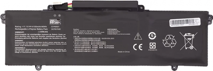 Аккумулятор PowerPlant для Asus ZenBook 14 Flip OLED (C31N2021) 11.1V 4100mAh (NB432325)
