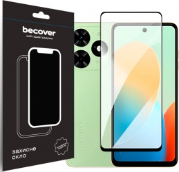 Захисне скло BeCover для Tecno Spark Go 2024 (BG6) (710484) Black Захисне скло BeCover для Tecno Spark Go 2024 (BG6) (710484) Black
