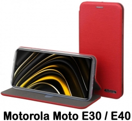 Чохол-книжка BeCover Exclusive для Motorola Moto E30 / E40 (707906) Burgundy Red