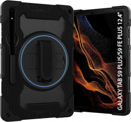 Накладка Becover Horizontal handle для Samsung Galaxy Tab S9 Plus (SM-X810/SM-X816)/S9 FE Plus (SM-X610/SM-X616) 12.4 Накладка Becover Horizontal handle для Samsung Galaxy Tab S9 Plus (SM-X810/SM-X816)/S9 FE Plus (SM-X610/SM-X616) 12.4