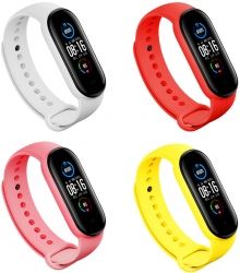 Набір ремінців 4 кольори BeCover для Xiaomi Mi Smart Band 5 Girl (705340) Набір ремінців 4 кольори BeCover для Xiaomi Mi Smart Band 5 Girl (705340)