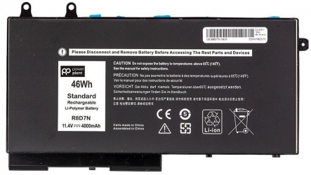 Аккумулятор PowerPlant для ноутбуков DELL Latitude 5400 E5400 Series (R8D7N) 11.4V 4000mAh (NB441617)