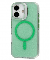 Панель BeCover FIBRA Star Shine with MagSafe для Apple iPhone 17 (715413) Green
