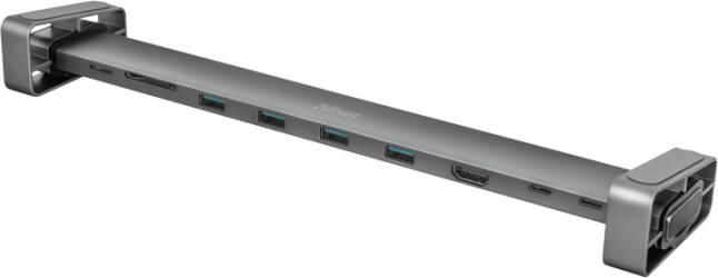 Док-станция USB-C Trust Dalyx Aluminium Dock 10in1 (23417)