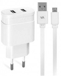 Сетевое зарядное устройство RivaCase VA4123 WD1 White Сетевое зарядное устройство RivaCase VA4123 WD1 White