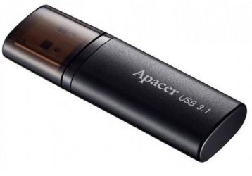 USB флеш накопичувач Apacer AH25B 128 GB USB 3.1 (AP128GAH25BB-1) Black
