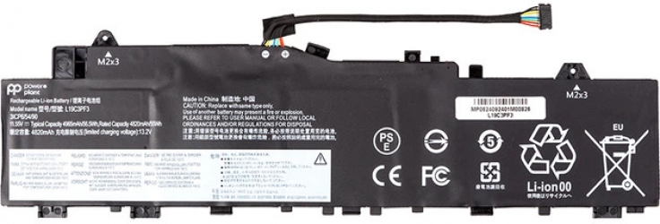 Аккумулятор PowerPlant для Lenovo IdeaPad 5-14IIL05 (L19C3PF3) 11.55V 4965mAh (NB482627)